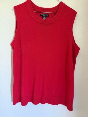 Goodclothes Red Sweater Tank Top
